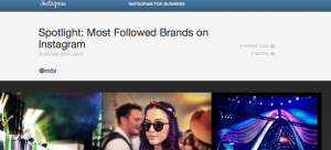 Brands on Instagram
