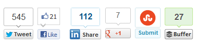 sharing buttons social media