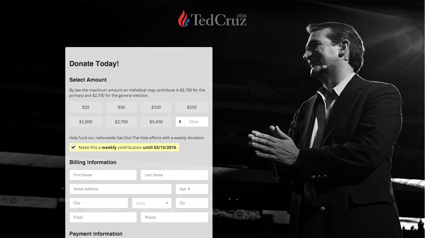 cruz donate