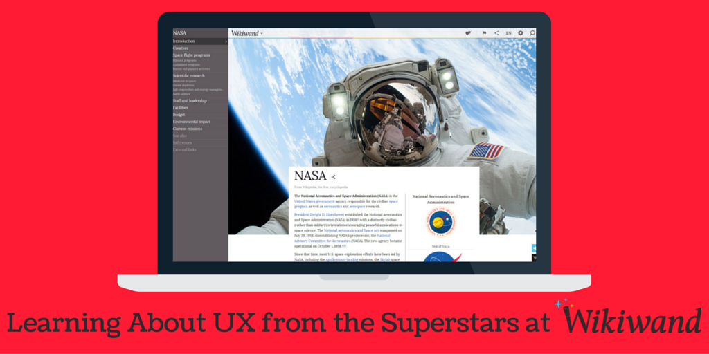 Learning from the UX Superstars at WikiWand | DOZ