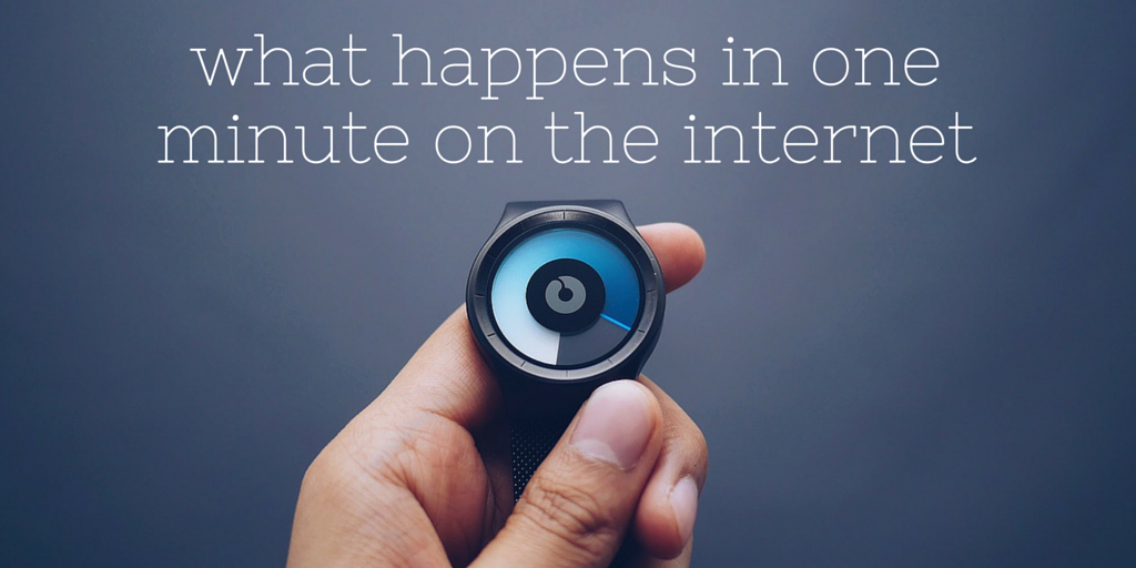 What Happens in One Minute on the Internet