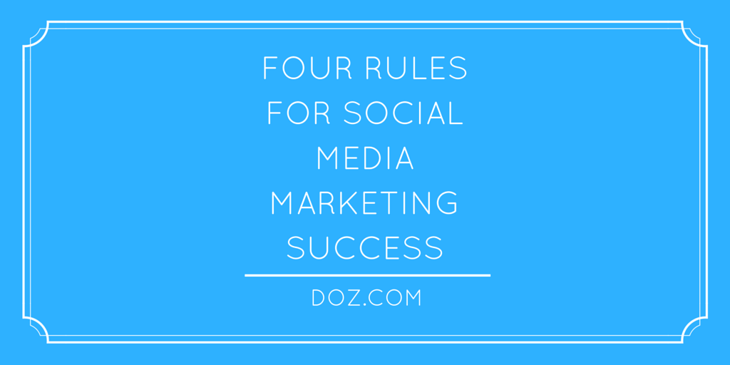 social media marketing rules feature