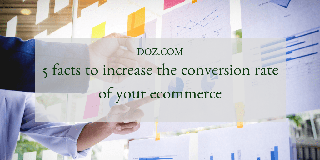 Improve conversion rate on ecommerce