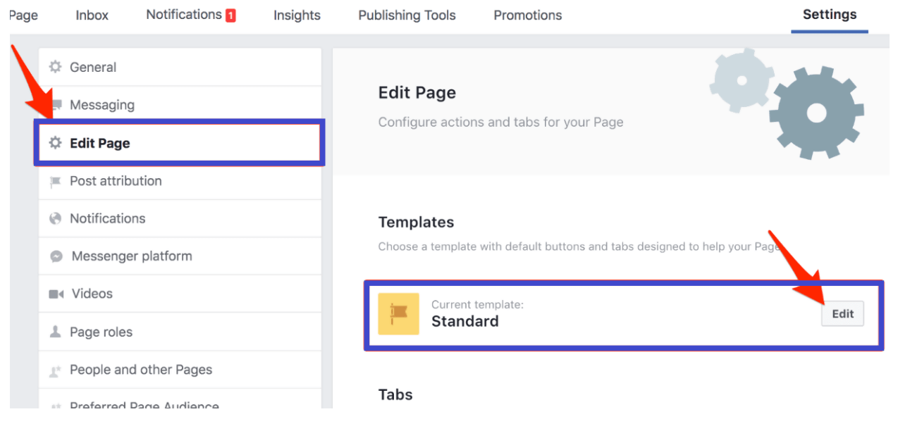 Change Your Page Template