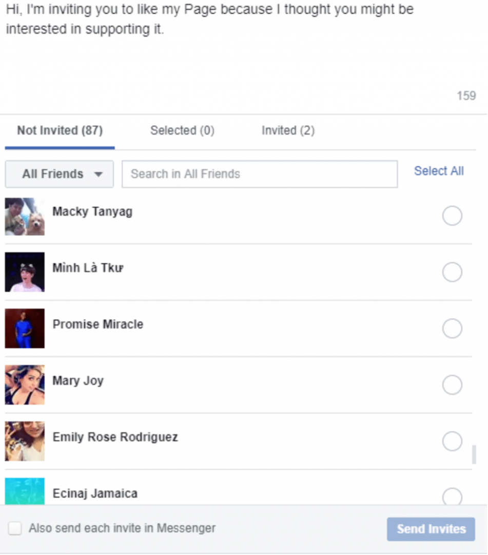 invite everyone