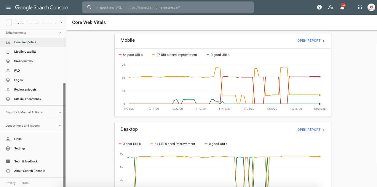 core web vitals